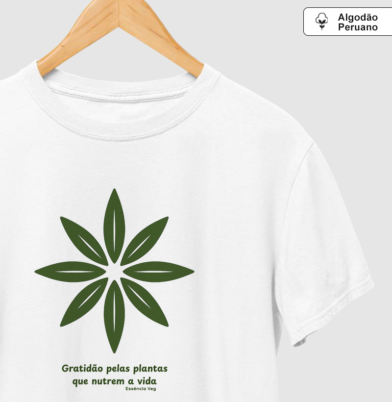 Gratidão pelas plantas que nutrem a vida