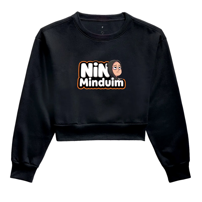Cropped Moletom - Nino Minduim Logo Oficial