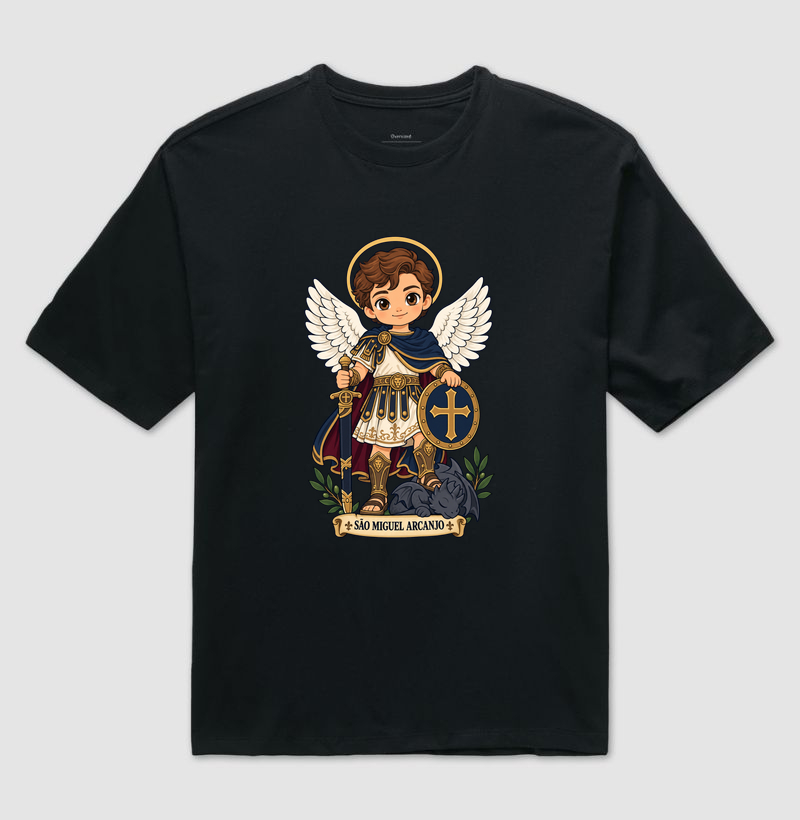 São Miguel Arcanjo estilo chibi