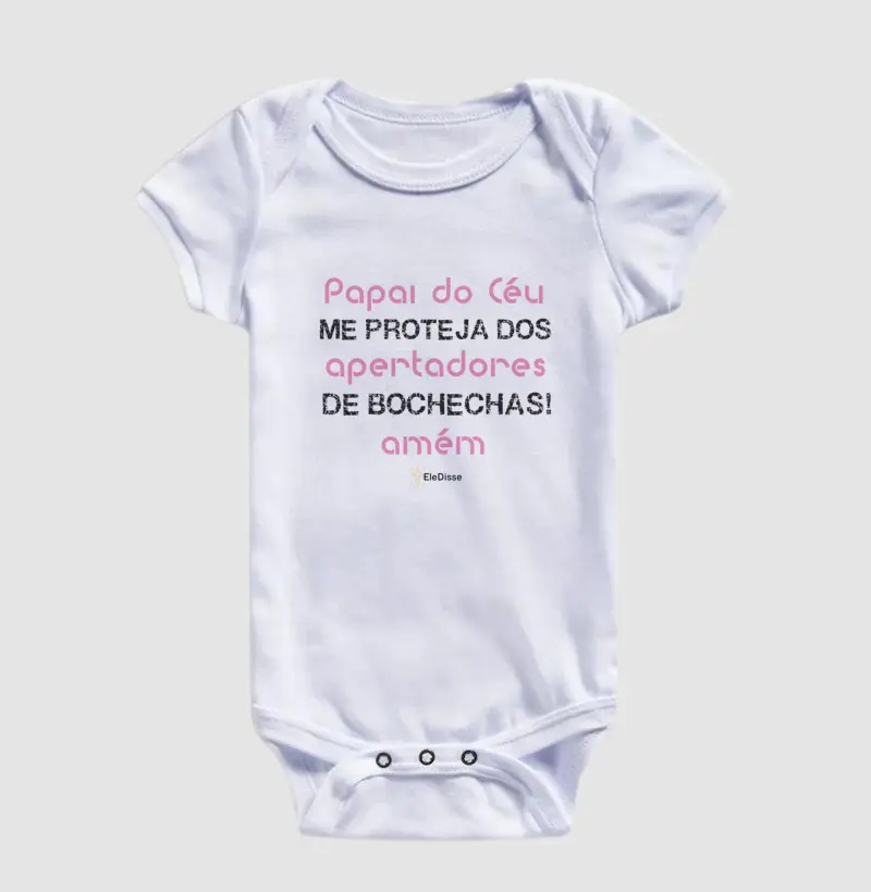 Papai do Céu me Proteja - Rosa