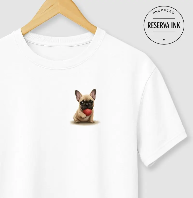 Bulldog Marrom Minimalista