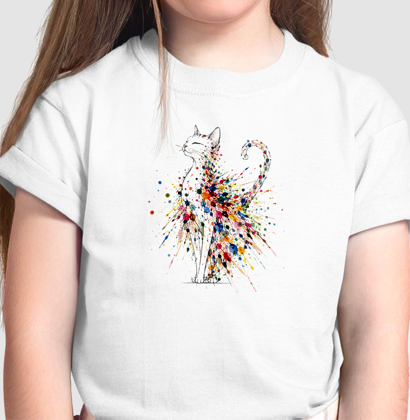 Explosão Felina - Camiseta Infantil