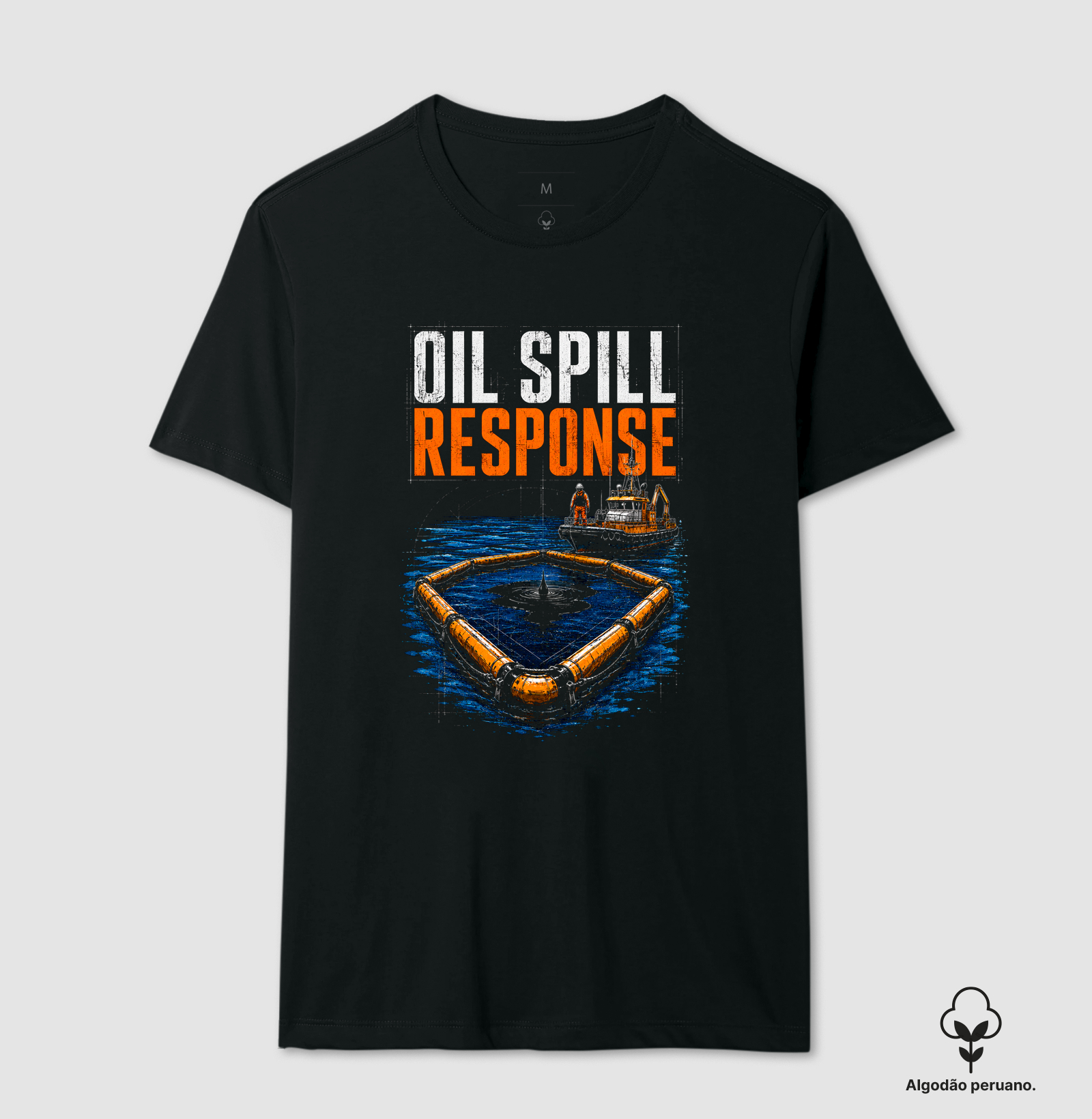 Oil Spill Response - Camiseta Algodão Peruano