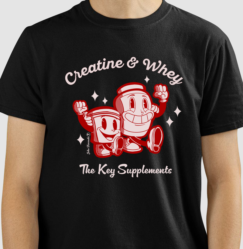 Camiseta Creatine e Whey 
