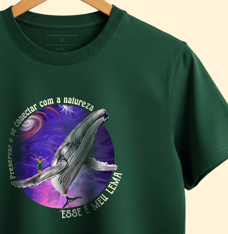  Preservar e se conectar com a natureza — esse é meu lema. 