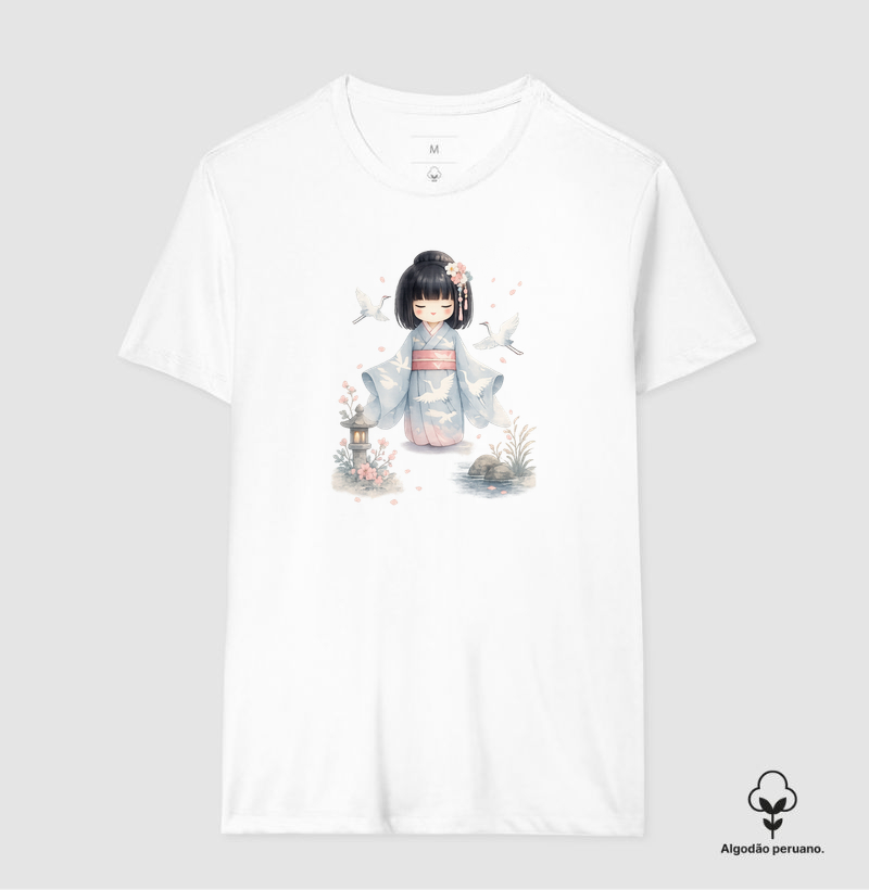 Doce Hanami - Camiseta Algodão Peruano