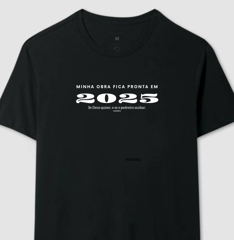 Minha obra fica pronta em 2025.