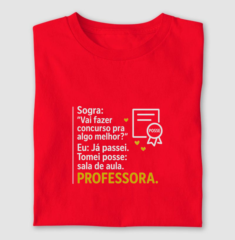 Professor Posse na Sala de Aula