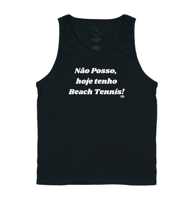 Não posso, tenho beach tennis.