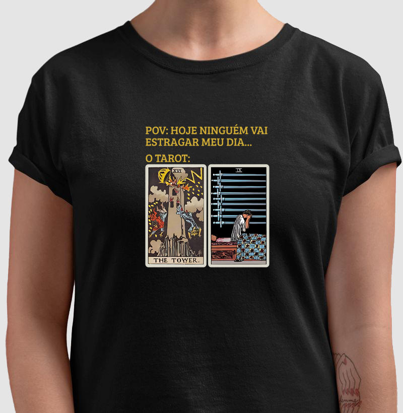 Camiseta Hoje ninguém vai estragar meu dia