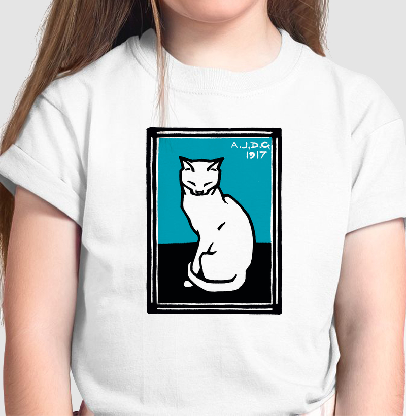 Sitting cat (1917) - Julie de Graag