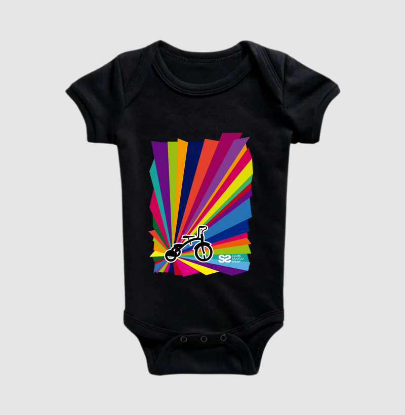 Body Infantil Unissex "Tecnicolor"