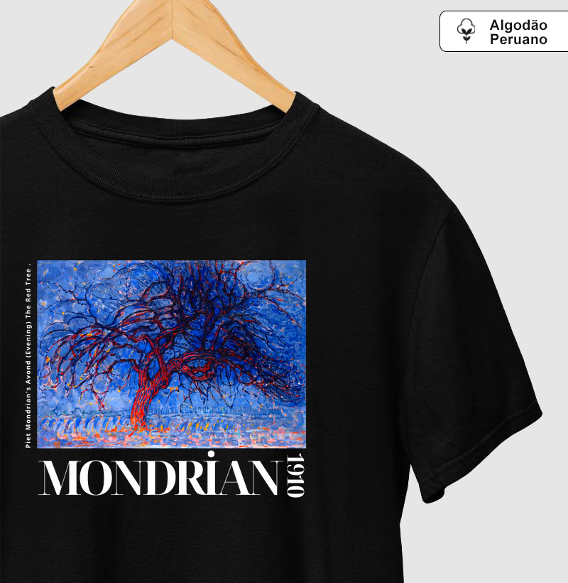 A Árvore Vermelha (1910) - Mondrian