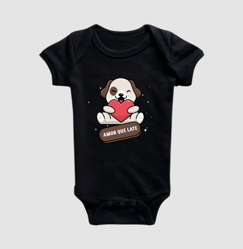 Body Infantil Amor que Late