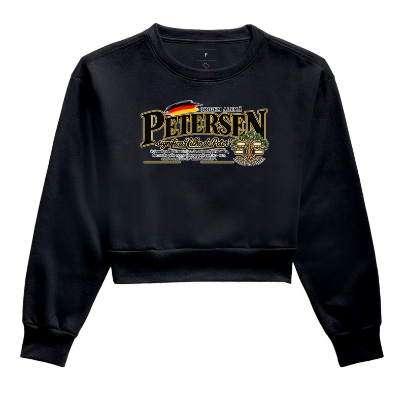 Petersen  - Cropped Moletom