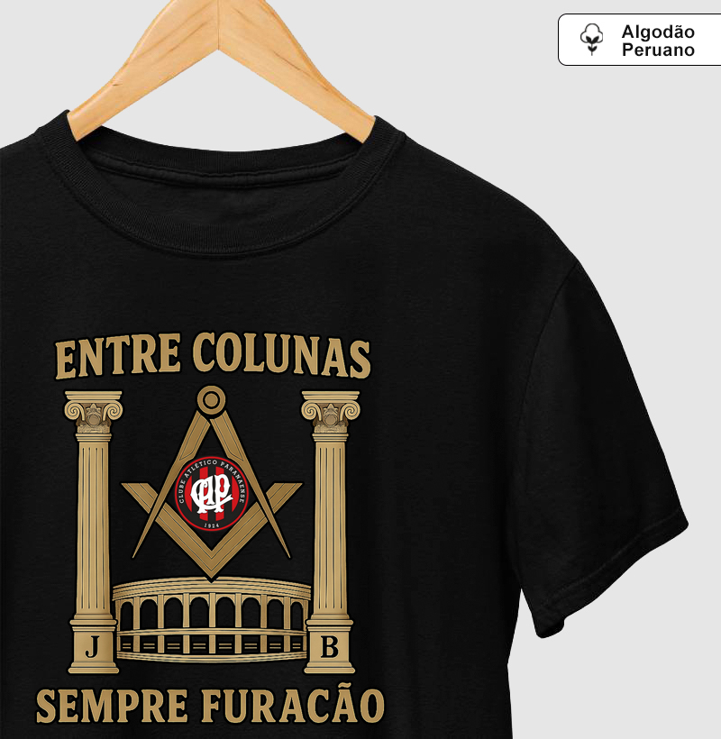 Camiseta Algodão Peruano Furacão Entre Colunas - Mr. GADU
