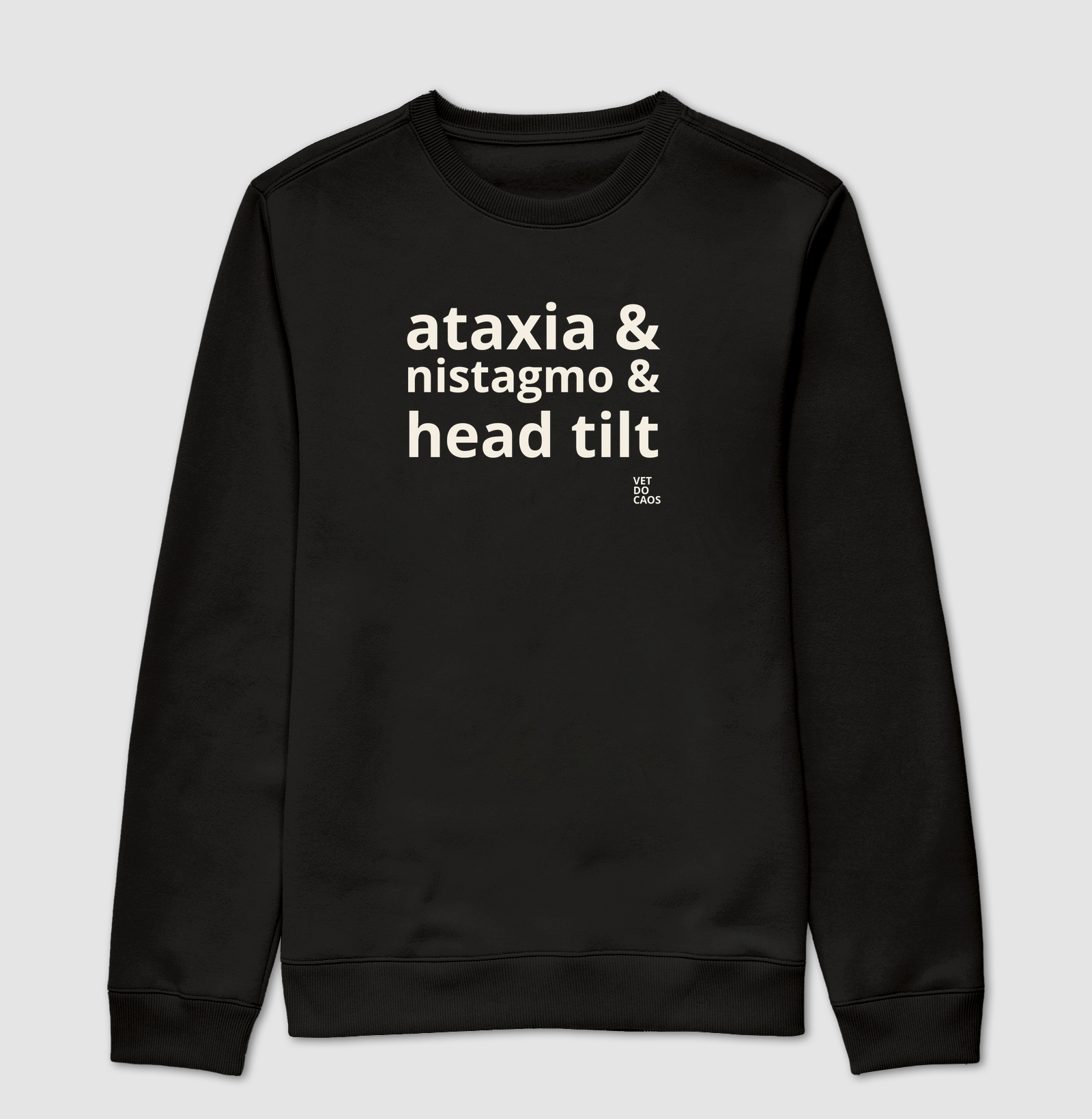 ataxia & nistagmo & headtilt offwhite