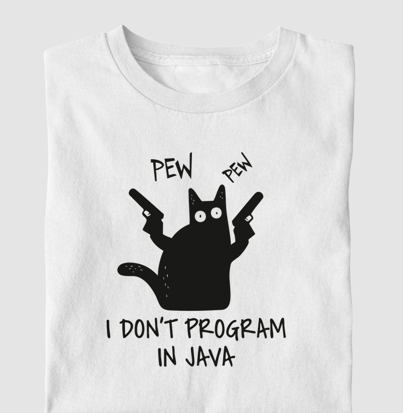 I dont program in Java