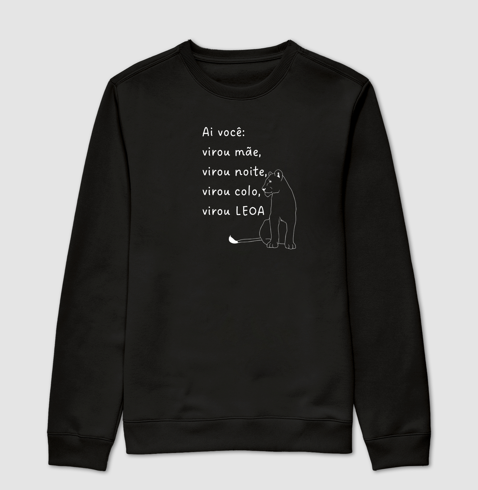 Camiseta ai eu virei mãe