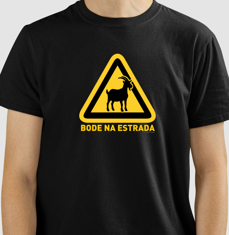Camiseta maçônica - Bode na estrada PER