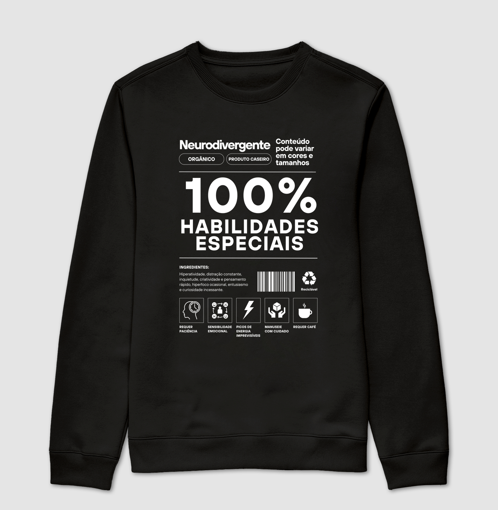 100% Habilidades Especiais (Rótulo)