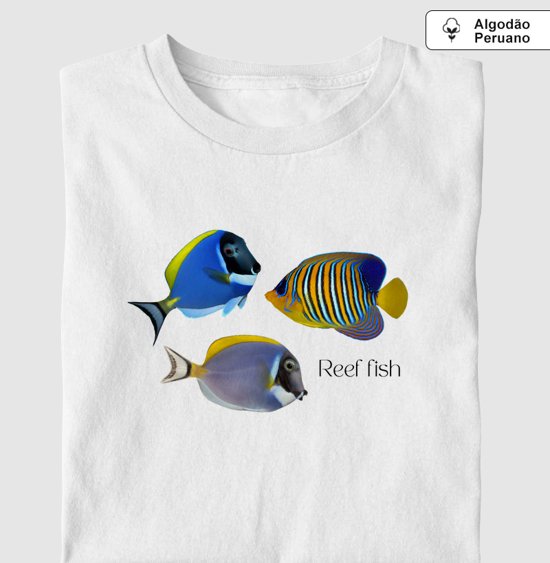 Reef Fish - Camiseta Algodão Peruano