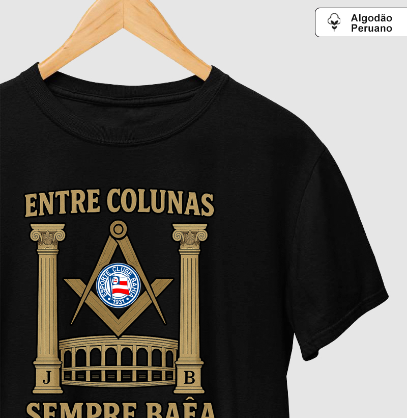 Camiseta Algodão Peruano Baêa (Bahia) Entre Colunas - Mr. GADU
