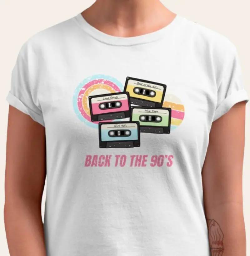 Camiseta Algodão Peruano - Back to the 90's