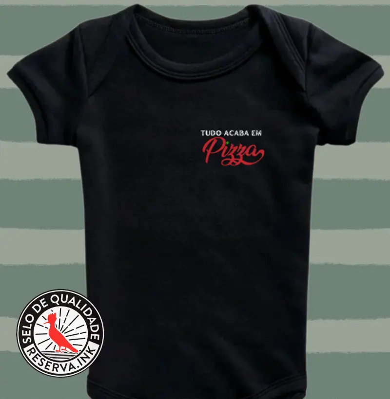 TUDO ACABA EM PIZZA - Minimalista