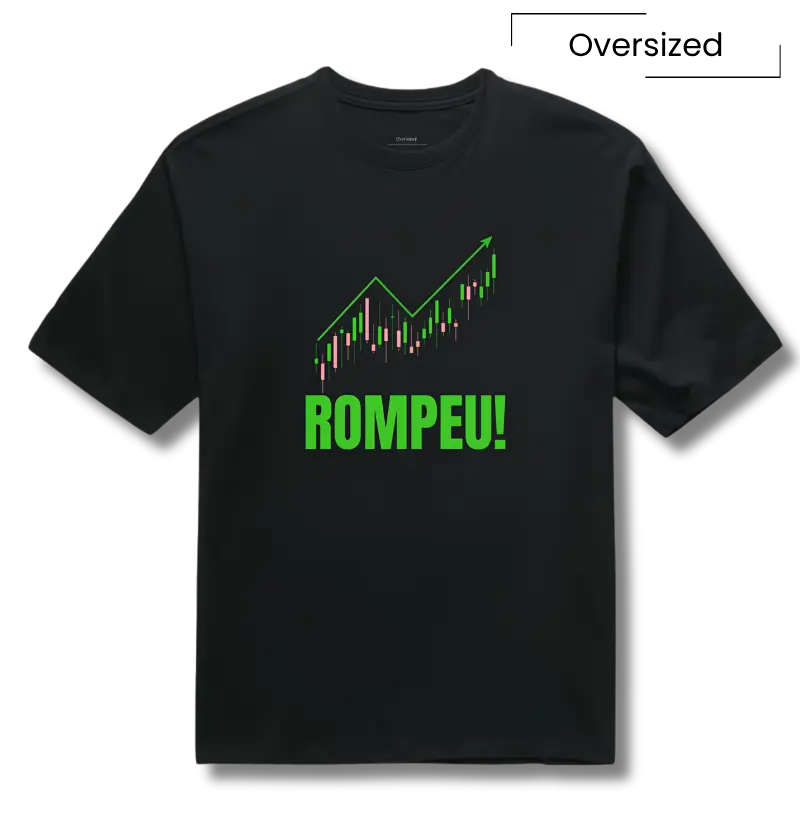 Camiseta Trader Rompeu - Camiseta Oversized