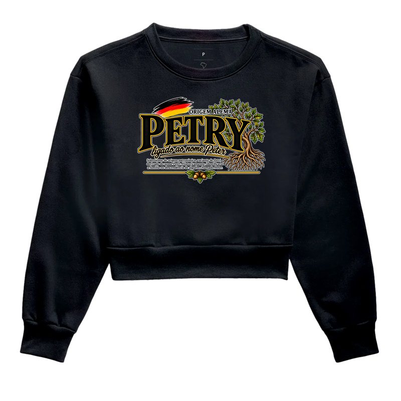 Petry  - Cropped Moletom