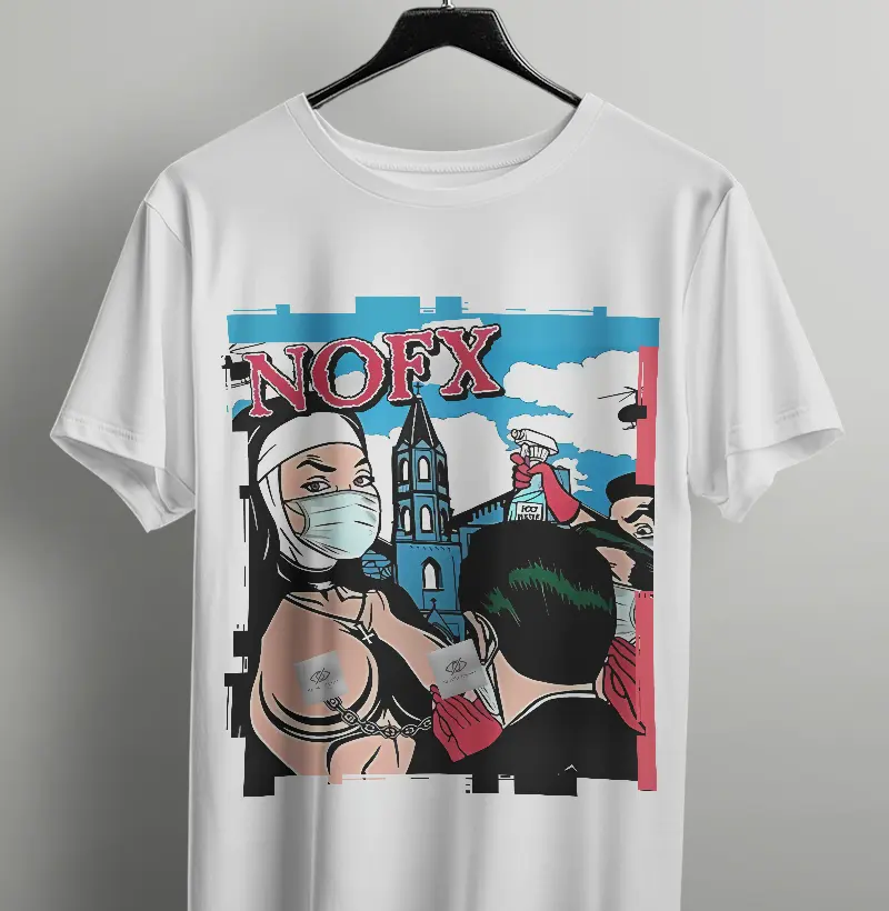 Camiseta És Nofx - Freira Fake!