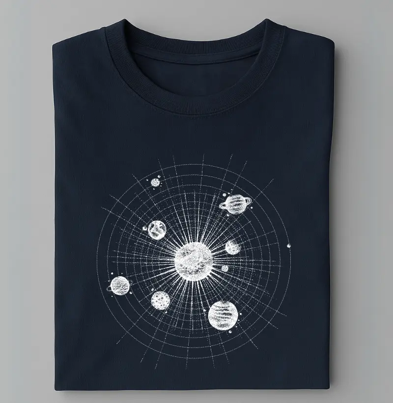 Esboço do sistema solar