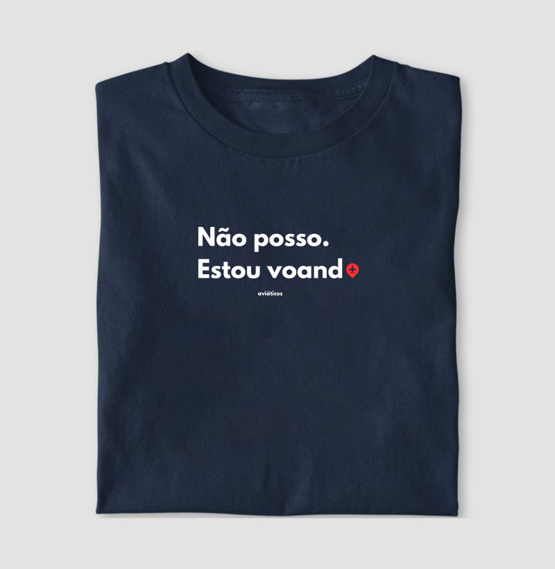 Não posso. Estou voando