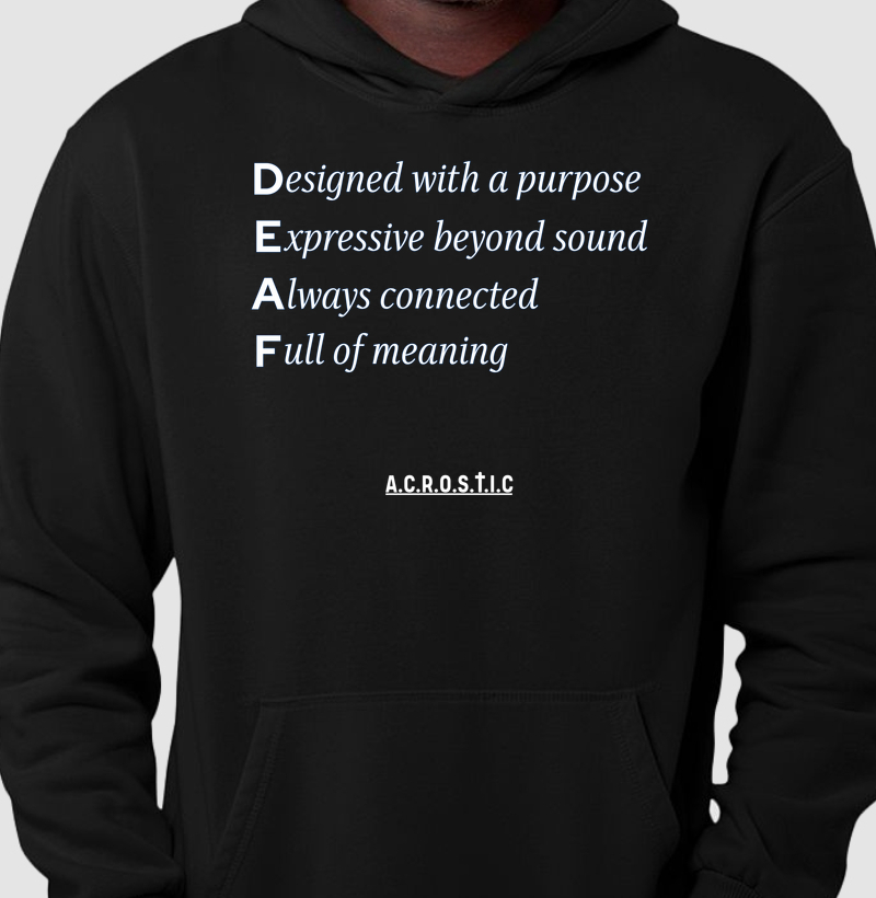 D.E.A.F | a.c.r.o.s.t.i.c