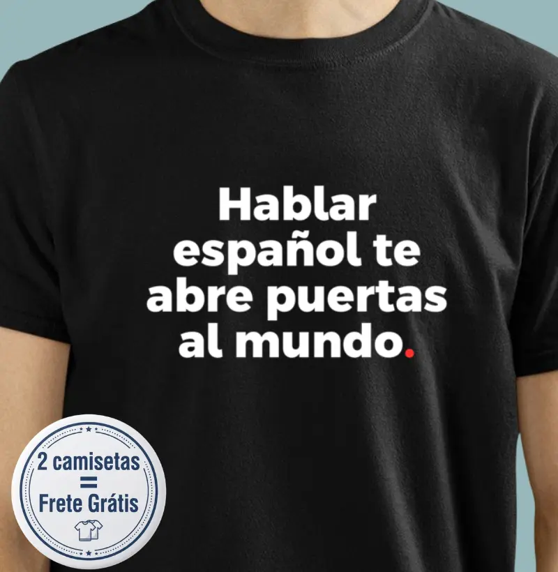 Camiseta Premium Espanhol