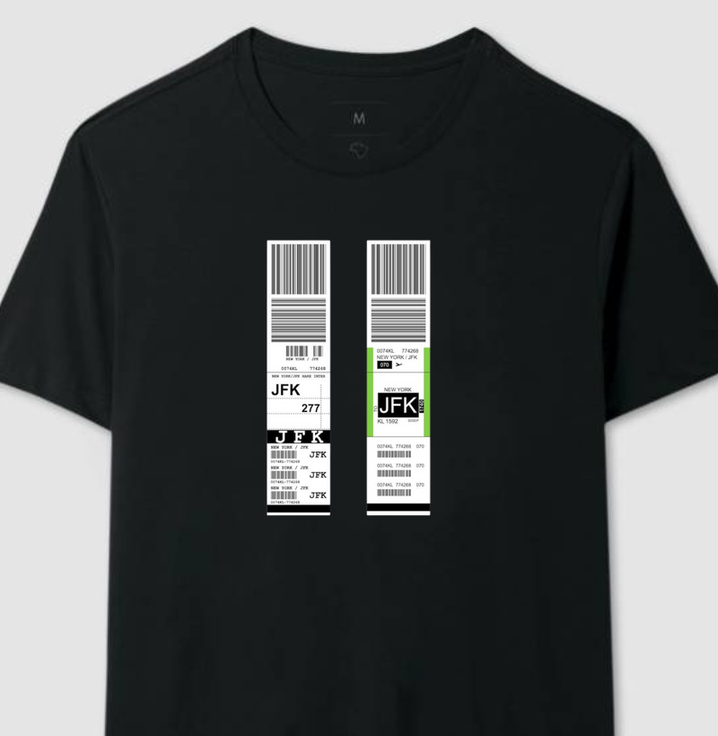 Coleção Aeroporto - Etiqueta Bagagem