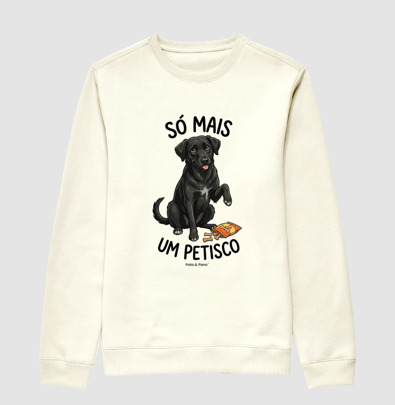 SUÉTER MOLETOM VIRA-LATA PRETO PETISCO