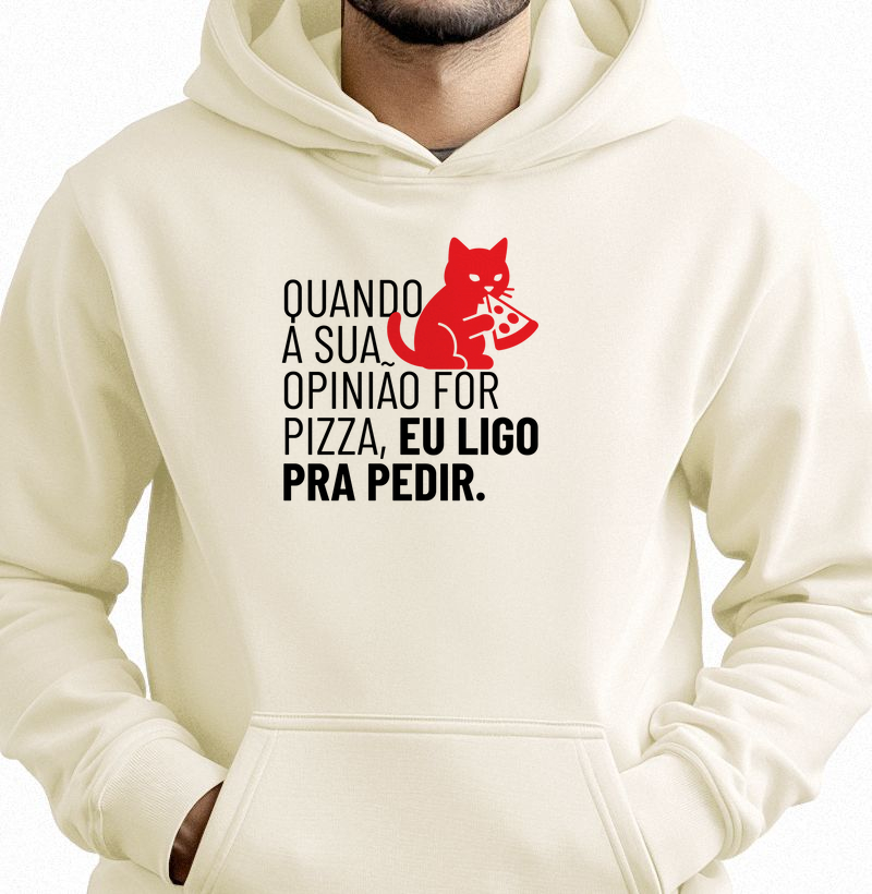 Não pedi sua opinião