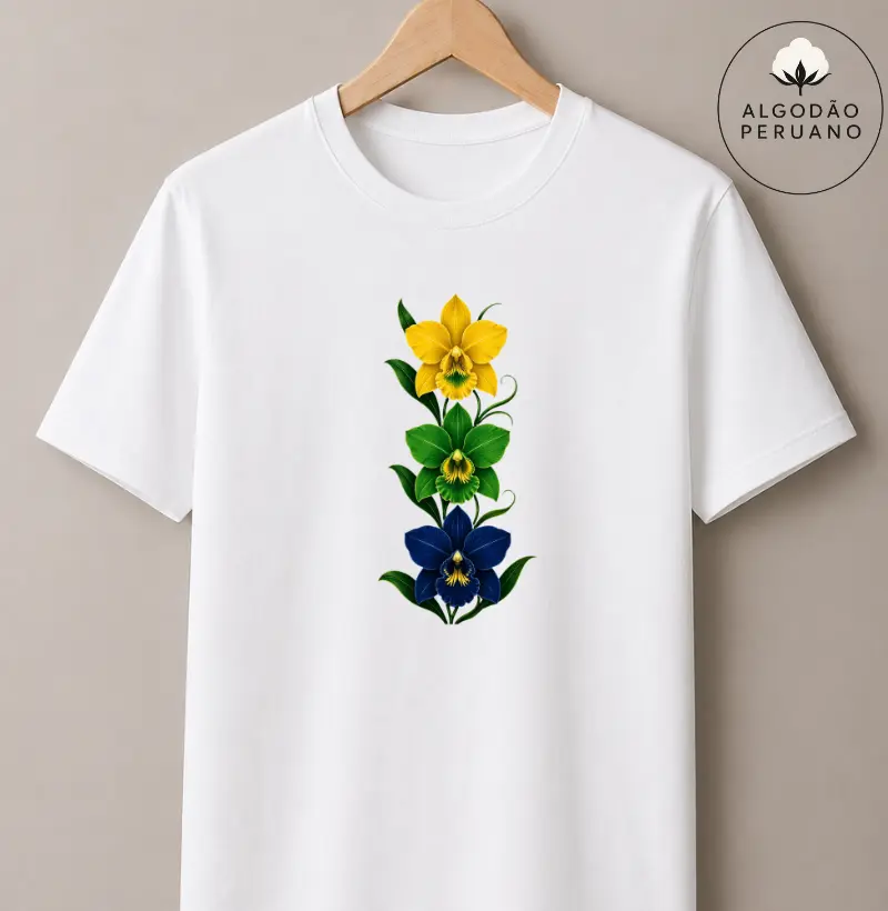 Camiseta Algodão Peruano - Tríade do Brasil