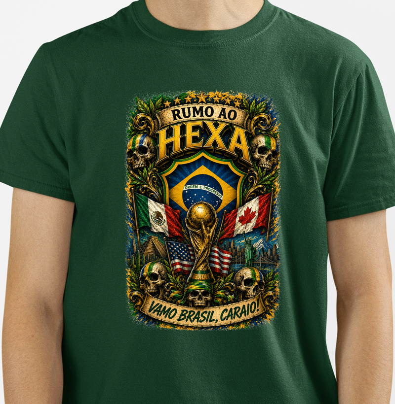 Rumo ao Hexa! Vamo Brasil, caraio!