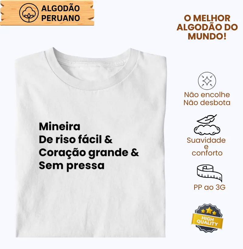 Mineira, de riso fácil & coração grande & sem pressa