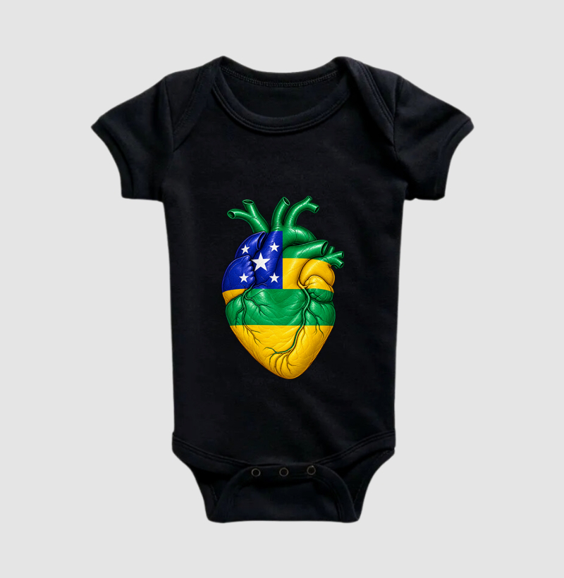Sergipe | Coração - Body Infantil