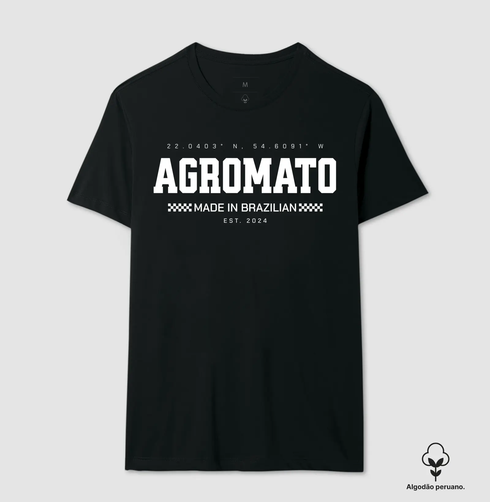 Camiseta Algodão Peruano Agro Mato