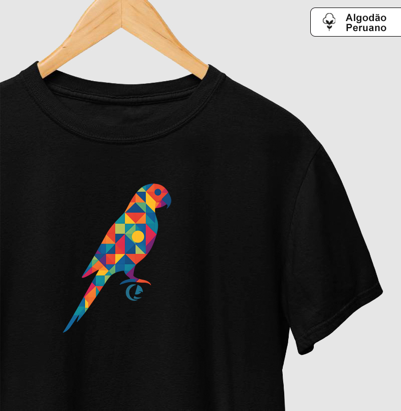 Camiseta Algodão Peruano Colorneck