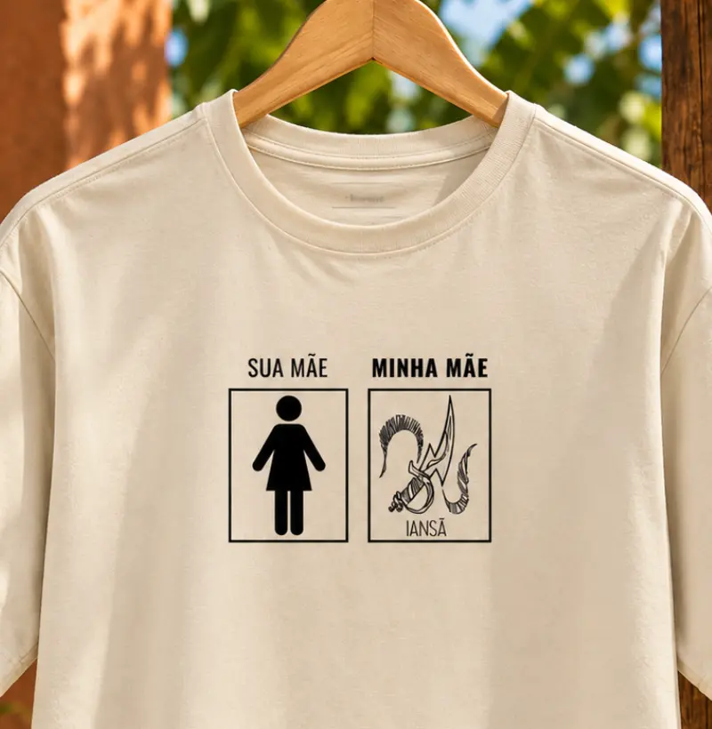 MINHA MÃE IANSÃ - Camiseta Oversized