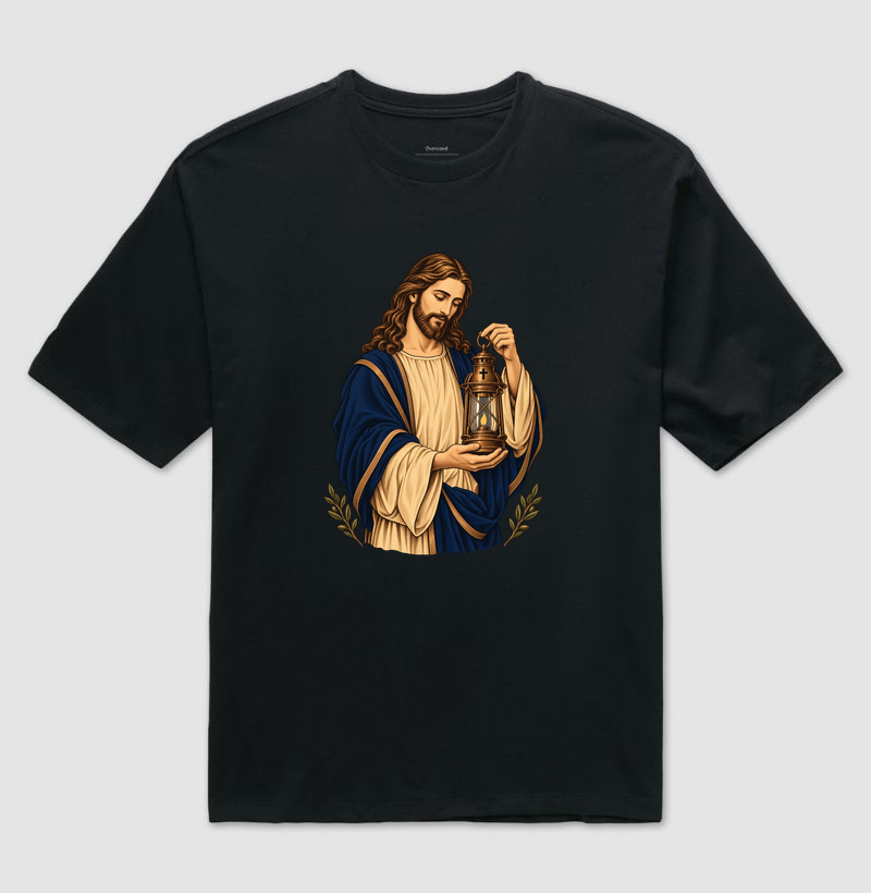 Luz do Mundo - Cristo Vivo - Camiseta Oversized