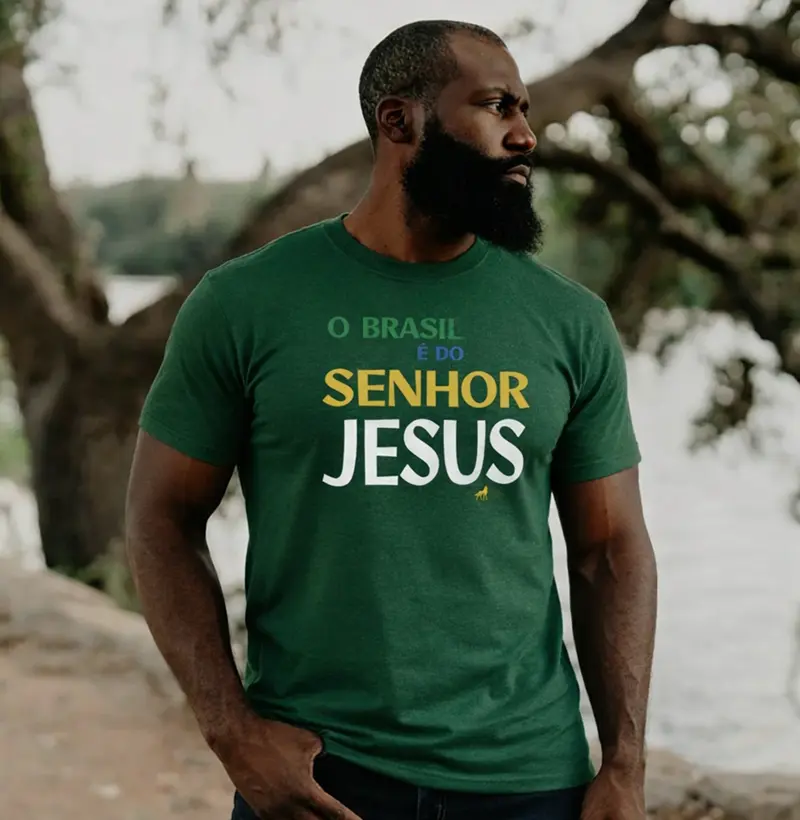 Camiseta O Brasil é do Senhor Jesus — Filhos da Pátria