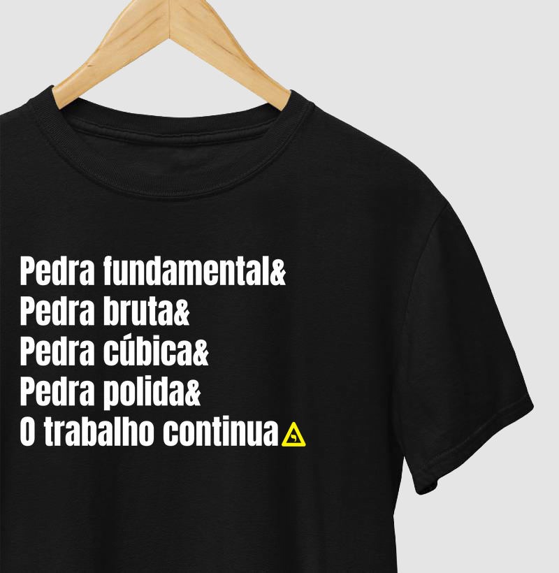 Camiseta Trabalho na Pedra - Mr. GADU