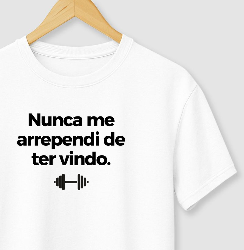 Nunca me arrependi de ter vindo